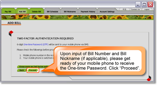Bill Registration