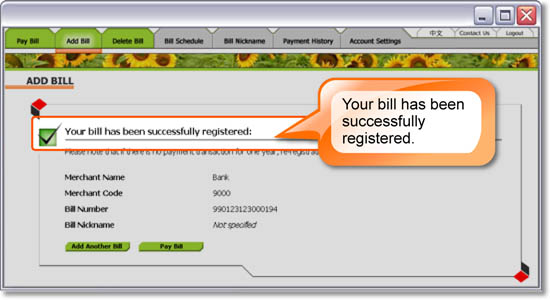 Bill Registration