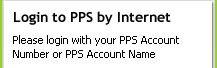 Login to PPS by Internet